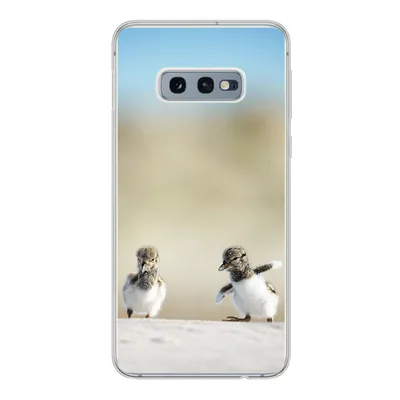 Produktbild von MuchoWow® Handyhülle Schutzhülle Hülle für Samsung Galaxy S10e Junge - Sand - Vögel Silikon Softcase Handy Hülle - Handy
