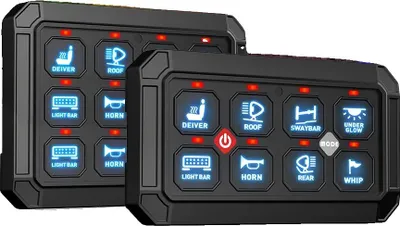 Obrázek produktu pro Spínací panel, 12 rychlostí, univerzální kompatibilita, 12 rychlostí RGB