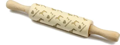 Produktbild von Azawakh - kleiner Nudelholz mit Hund, Teigrolle mit Mustern, Gadget für Keramiker der Marke Art-Dog