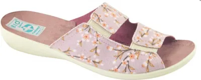 Produktbild von Damen Hausschuhe ADANEX DIANA 28045 rosa offene Spitze