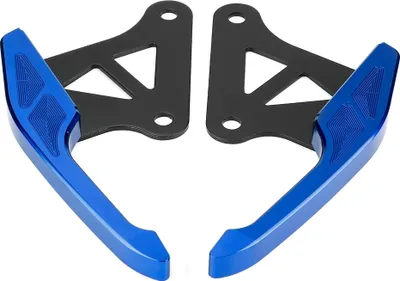 Produktbild von Universal Aluminium Motorrad Sozius Haltegriff Rücksitz Schiene Griff Kit Blau