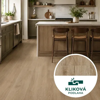 Produktbild von Vinylboden Ottawa 123x18 cm (1,77 m2) mit Matte Klick vinyl