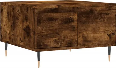Produktbild von vidaXL Couchtisch Räuchereiche 55x55x36,5 cm Holzwerkstoff