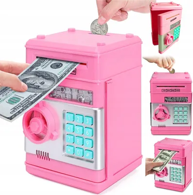 Zdjęcie produktu dla Sejf Skarbonka Na Pin Dla Dzieci 881506