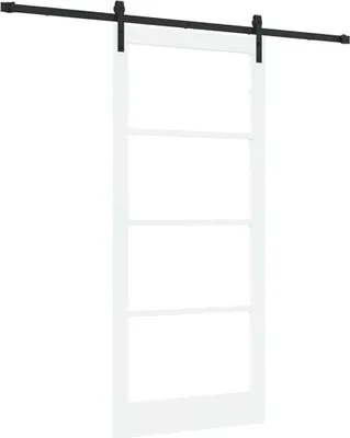 Immagine prodotto di vidaXL Porta scorrevole ORKDAL Bianco 93 x 211 cm Legno e metallo