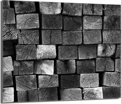 Produktbild von Herdabdeckplatte 60x52 Glaskeramikkochfeld Abdeckung Spritzschutz Glasplatte Deko Schneidebrett, Holz Schwarz