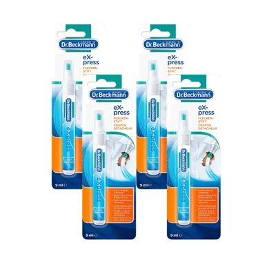 Produktbild von Dr. Beckmann express Fleckenstift 4x9ml Fleckenentferner Unterwegs Eis Saucen