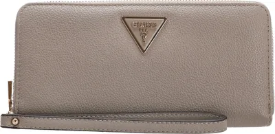 Produktbild von Elegante Damen Brieftasche Beige mit Reißverschluss und Logo-Details