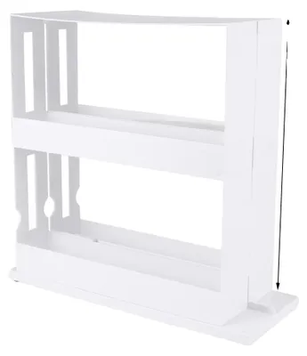 Productafbeelding van Ladenrek, draaibaar ontwerp, ruimtebesparend, 2 lagen