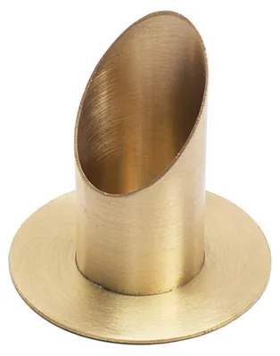 Kerzenhalter aus Messing, 8 cm, für Kerzen bis Ø 4 cm