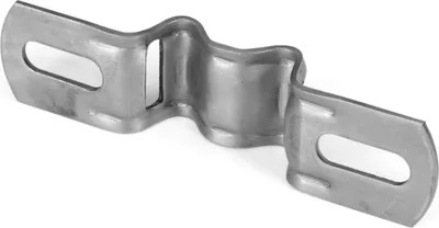 Produktbild von Bandschelle Edelstahl für Flach-Verkehrszeichen, Langloch 60 - 110 mm