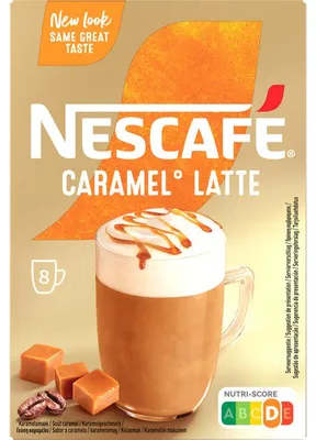 Image de Nescafé Gold Caramel Latte Café instantané 136 g – Le plaisir du caramel crémeux