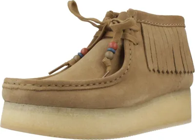 Image de Clarks Originals Wbwedge Fringe Couleur Brun Clair