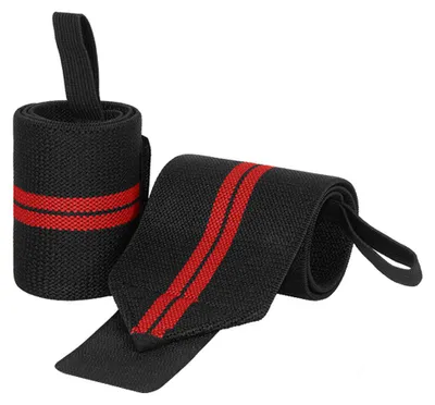 Produktbild von Gewichtsheben Handgelenkbandagen mit Daumenschlaufe aus Nylon für Krafttraining und Sehnenunterstützung