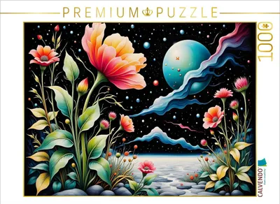 Produktbild von CALVENDO Puzzle Blütenmelodie | 1000 Teile Lege-Größe 64x48cm Foto-Puzzle für glückliche Stunden