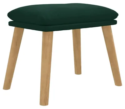 Obrázek produktu pro vidaXL Podnožka tmavě zelená 45x29,5x35 cm Velvet