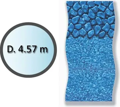 Immagine prodotto di Boulder liner tondo d.4.57m per piscine fuori terra Swimline LI1548SBO