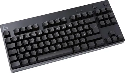 Produktbild von Logitech G Pro Mechanical Gaming Keyboard - Tastatur - Hintergrundbeleuchtung - USB - AZERTY - Französisch - Tastenschalter: GX Blue Clicky - Schwarz