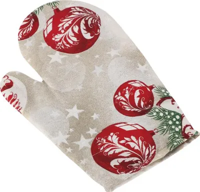Produktbild von Küchenhandtuch - 28x18 cm - Beige,Rot