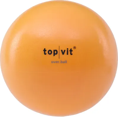 Produktbild von top | vit®  Overball Soft - Gymnastikball, klein, weich, aufblasbar - Weicher Physio Ball für viele Übungen, Ø 26 cm, orange