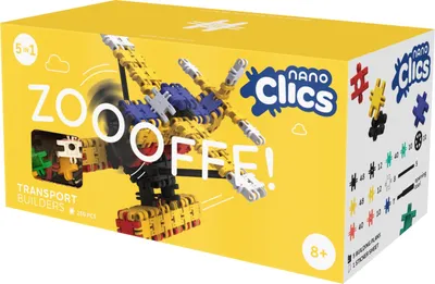 Produktbild von Nano Clics zum Bauen von Fahrzeugen, 250 Teile, Clicformers