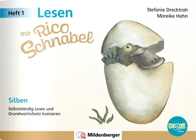 Immagine prodotto di Lesen mit Rico Schnabel, Heft 1: Silben - für BOOKii®