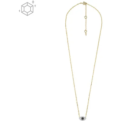 Produktbild von Halsketten   Mit Anhӓnger Fossil  Von 43 cm Bis 49 cm  Kollektion Sterling Silver - frau