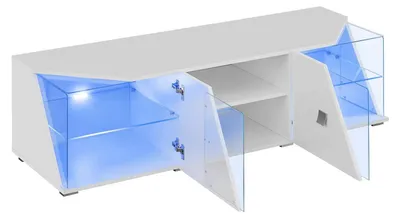 Image de Ensemble de meubles de salon Meuble TV Étagère en bois de luxe Commode Nouveau