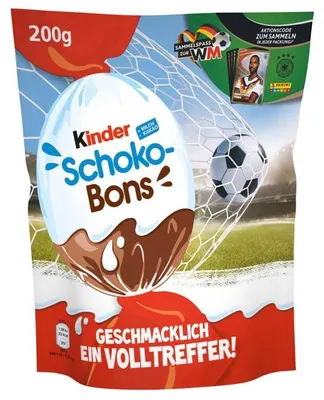 Produktbild von Ferrero Kinder Schoko Bons, 200 g, Milchschokolade, 1 Stück(e), Milch, Cocoa, Milch, CE