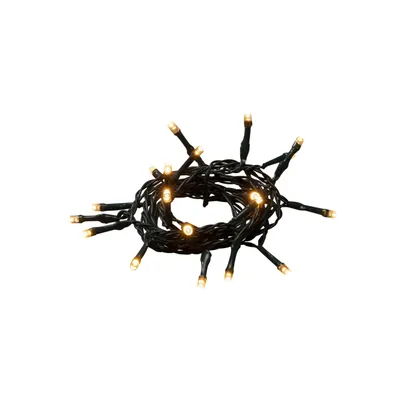 Produktbild von Konstsmide 1407-800, 10 Lampen, LED, Bernstein, Drinnen, Grün, Kunststoff