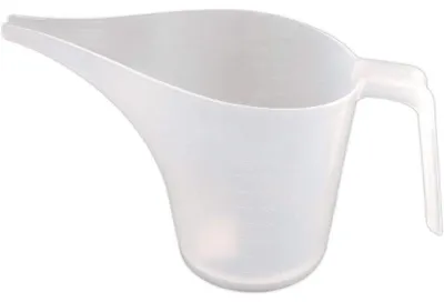Messbecher 1000 ml Kunststoff mit Trichterausguss 11,5x13,4 cm
