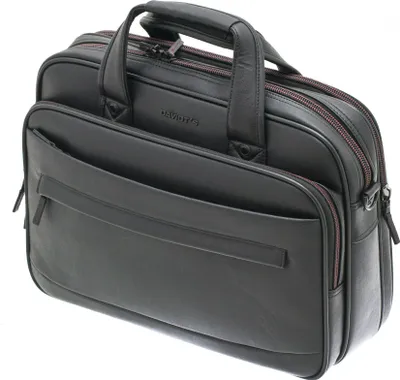 Produktbild von Aktentasche Business Laptop Umhängetasche Tasche 41 cm Schwarz Davidts Bowatex