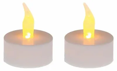 Produktbild von Idena LED-Teelichter weiss 2 St.
