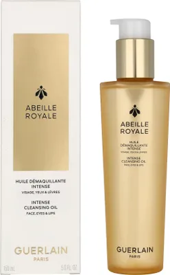 Zdjęcie produktu dla Guerlain Abeille Royale Intense Cleansing Oil, Olejek oczyszczający, Kobiety, Oczyszczenie, Nawilżający, Buteleczka z pompką, • ETHYLHEXYL PALMITATE • CAPRYLIC/CAPRIC TRIGLYCERIDE • ISONONYL ISONONANOATE • PEG-20..., 150 ml