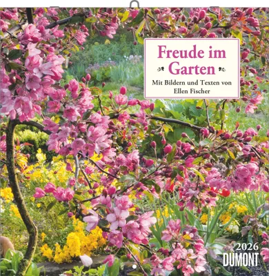 Produktbild von DUMONT - Freude im Garten 2026 - Broschürenkalender 30 x 30 cm - Gartenkalender mit Fotos, Texten & Notizen für Gartenliebhaber