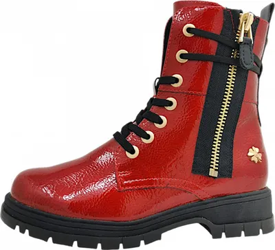 Immagine prodotto di Marco Tozzi: Scarpe da donna, stivali con lacci, colore rosso, modello casual