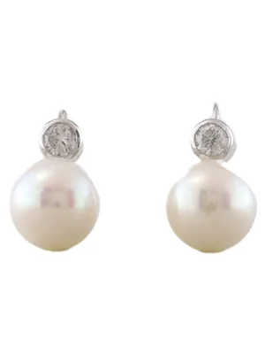 Produktbild von MIAMAR 0934934 Damen Ohrringe 14 Karat (585) Weißgold Silber weiß