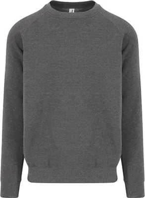Produktbild von Just Hoods JH130 | Herren Sweat Graduate Heavyweight Sweat - Schwerer Sweat - Farbe: Charcoal (Heather) - Größe: S