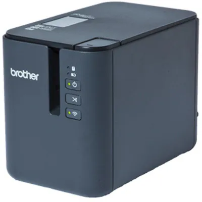 Image de Brother PT-P950NW, TZe, transfert thermique, 360 x 360 DPI, 60 mm/sec, avec et sans fil, noir