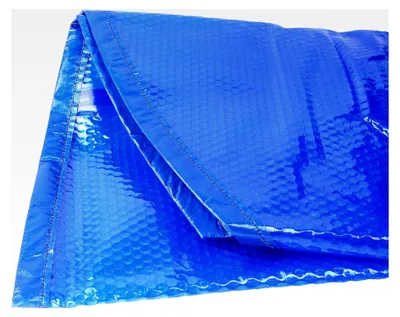 Produktbild von poolomio® Solarplane Solarfolie 400 mµ für runden Pool 360 cm mit vernähter Randverstärkung
