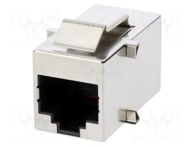 Produktbild von 1x Kupplung abgeschirmt System: 8p8c 3101S-8821 RJ-Steckverbinder Kat: 5