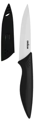 Keramik-Küchenmesser, 10 cm, schwarz/weiß