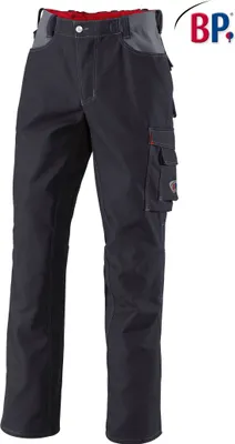 Produktbild von BP® Arbeitshose - schwarz/dunkelgrau - 54n