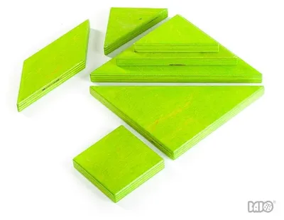Produktbild von Bajo Tangram Puzzle - Lernspielzeug bunt Kunststoff