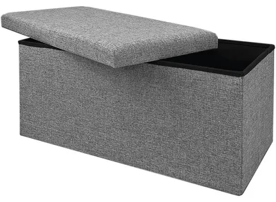 Image de Banc pliable avec espace de rangement.