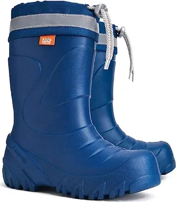 Produktbild von Demar Ultra Leichte Gummistiefel Lammfell Gefüttert Winterstiefel Winterschuhe Mammut Blau 22\23