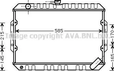 Produktbild von PRASCO AI2233 Kühler Wasserkühler Motorkühler für AUDI A6 Avant (4F5, C6) A6 Limousine (4F2, C6)