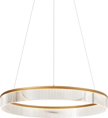 Produktbild von Moderne Hängelampe Messing 78cm inkl LED 3 Stufen Dimmbar Anello Chandelier