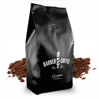 Zdjęcie produktu dla Świeżo palona kawa mielona Caveres Barber 250g, 60% Arabika 40% Robusta, Rzemieślnicza Palarnia Kawy Premium