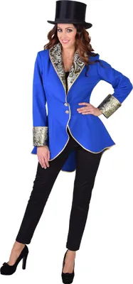 Produktbild von M218188-14-L blau Damen Party Theater Jacke Gr.L